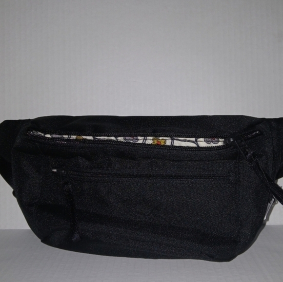 Vera Bradley Large Portnoy Crossbody Belt Bag, Lightweight Nylon, Black - Picture 9 of 10